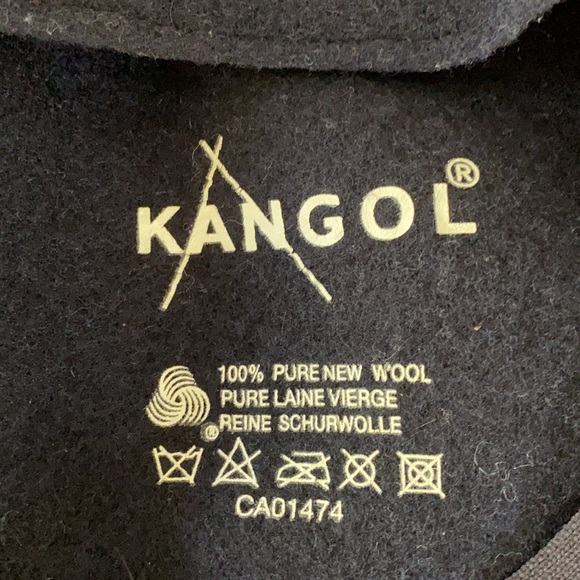 Navy Kangol 504 Woolf Cap - Picture 5 of 8